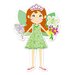 Joc educativ GALT cu puzzle magnetic, model Fairy Dress Up Set